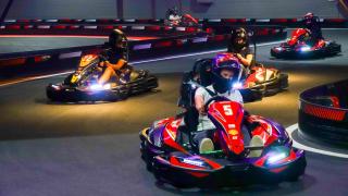 VM karting nuoret radalla.